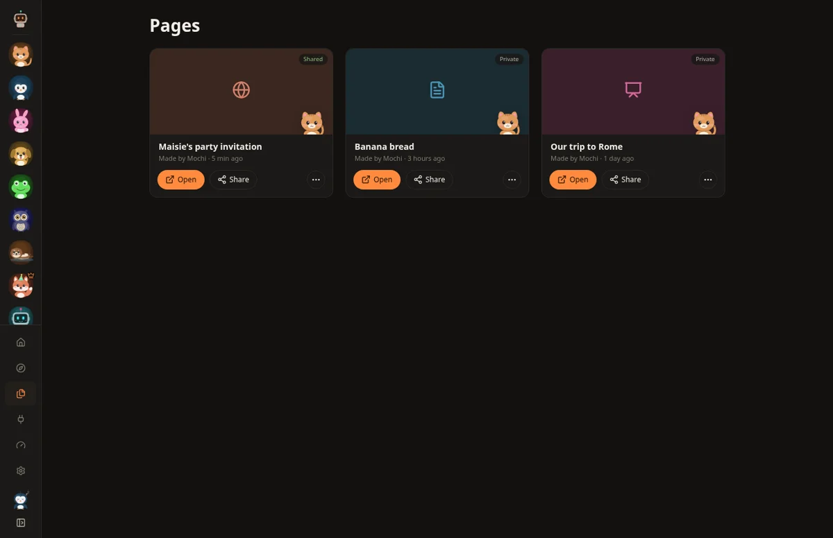 Critto Pages: a webpage, a printable and a slideshow a critto made